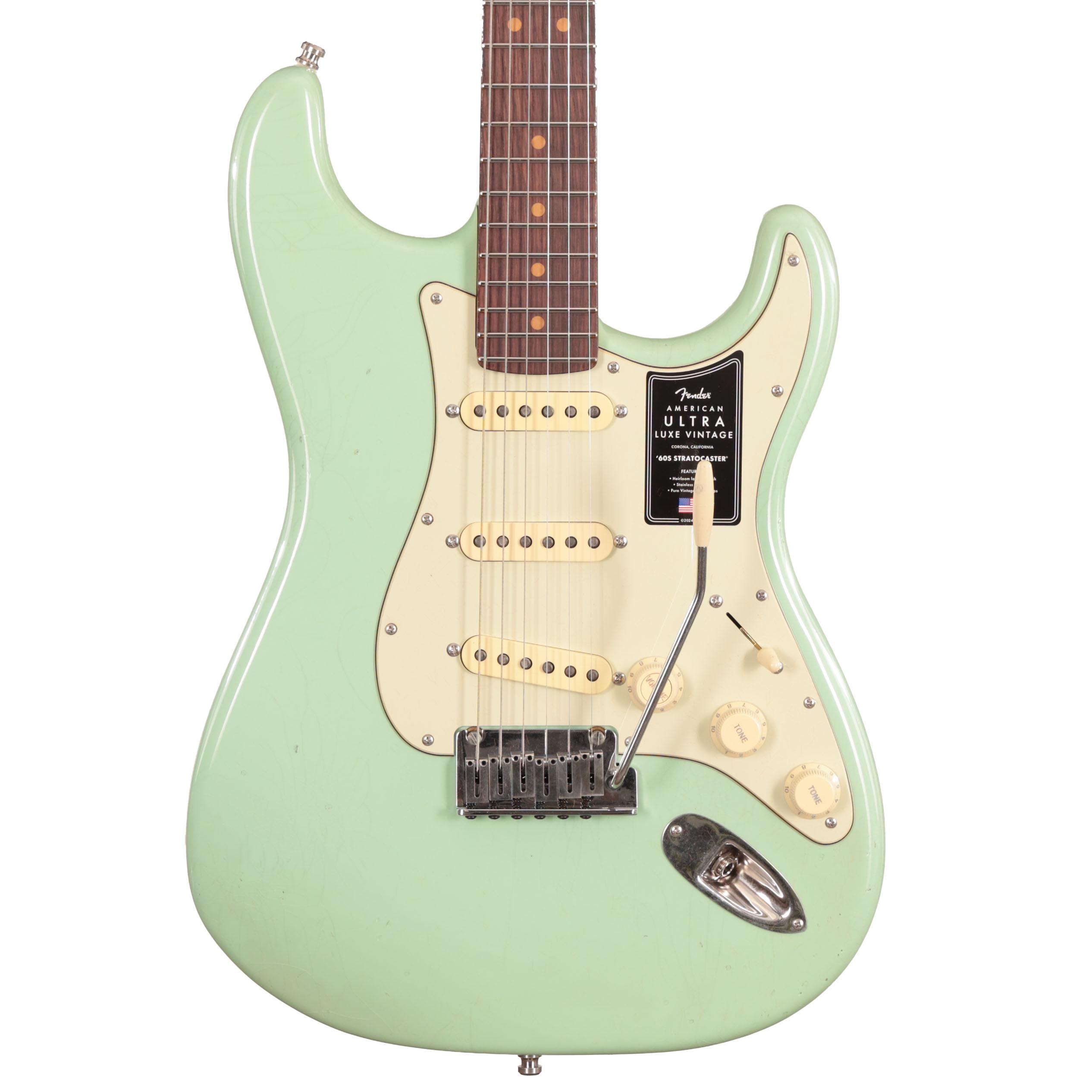 Fender American Ultra Luxe Vintage '60s Stratocaster in Surf Green
